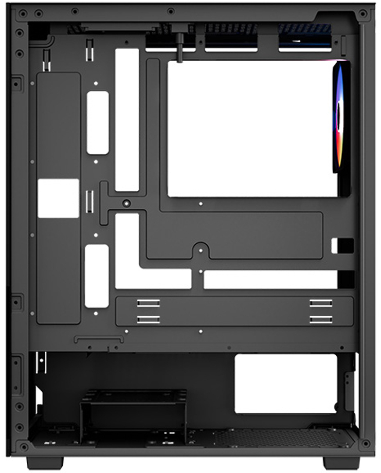 Aerocool - Caja ATX Aerocool Pivot Vidrio Templado Negro