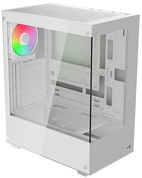 Aerocool - Caja ATX Aerocool Pivot Vidrio Templado Blanco