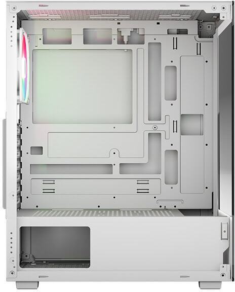 Aerocool - Caja ATX Aerocool Pivot Vidrio Templado Blanco