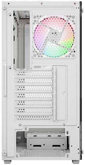 Aerocool - Caja ATX Aerocool Pivot Vidrio Templado Blanco