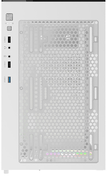 Aerocool - Caja ATX Aerocool Pivot Vidrio Templado Blanco