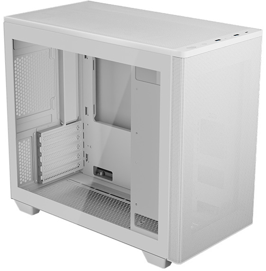 Caja Micro-ATX Aerocool Viewport Mini Vidrio Templado Blanco