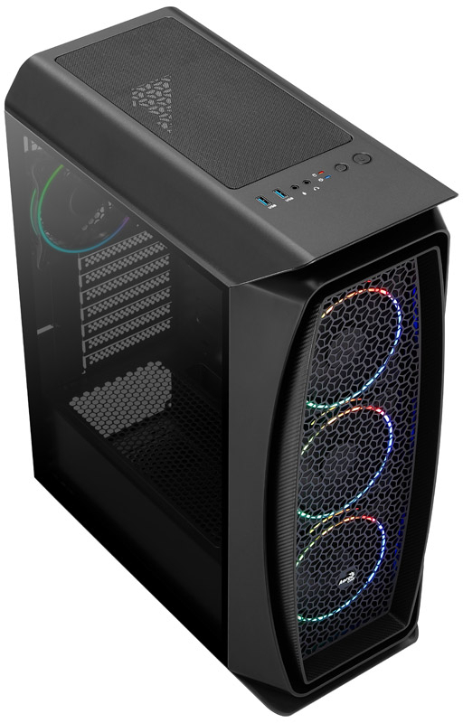 Aerocool - Caja ATX Aerocool Aero One Eclipse ARGB Vidrio Templado Negro