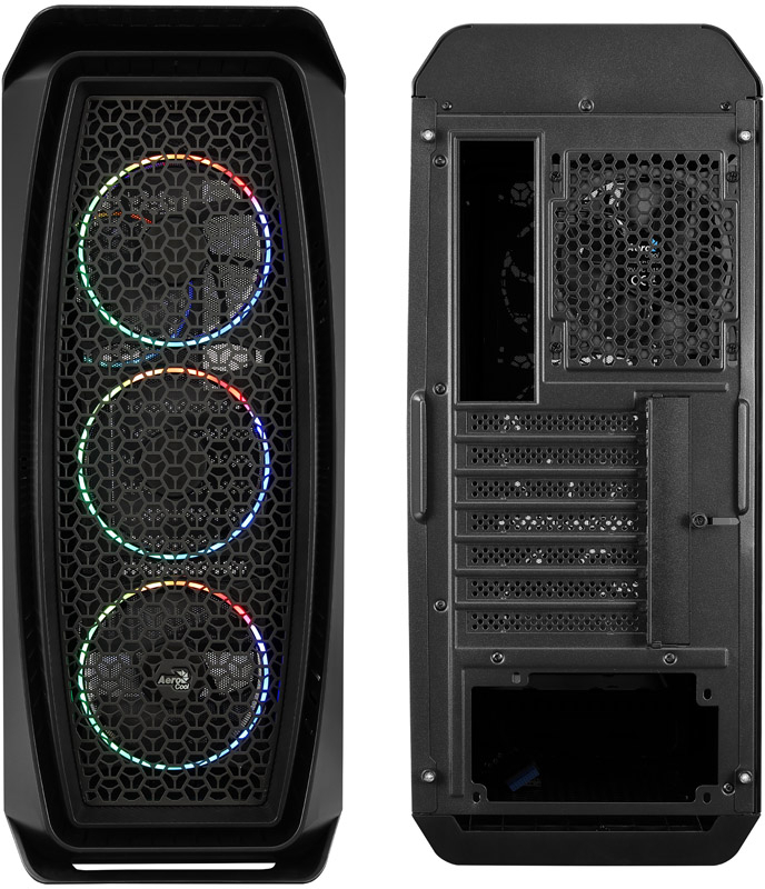 Aerocool - Caja ATX Aerocool Aero One Eclipse ARGB Vidrio Templado Negro