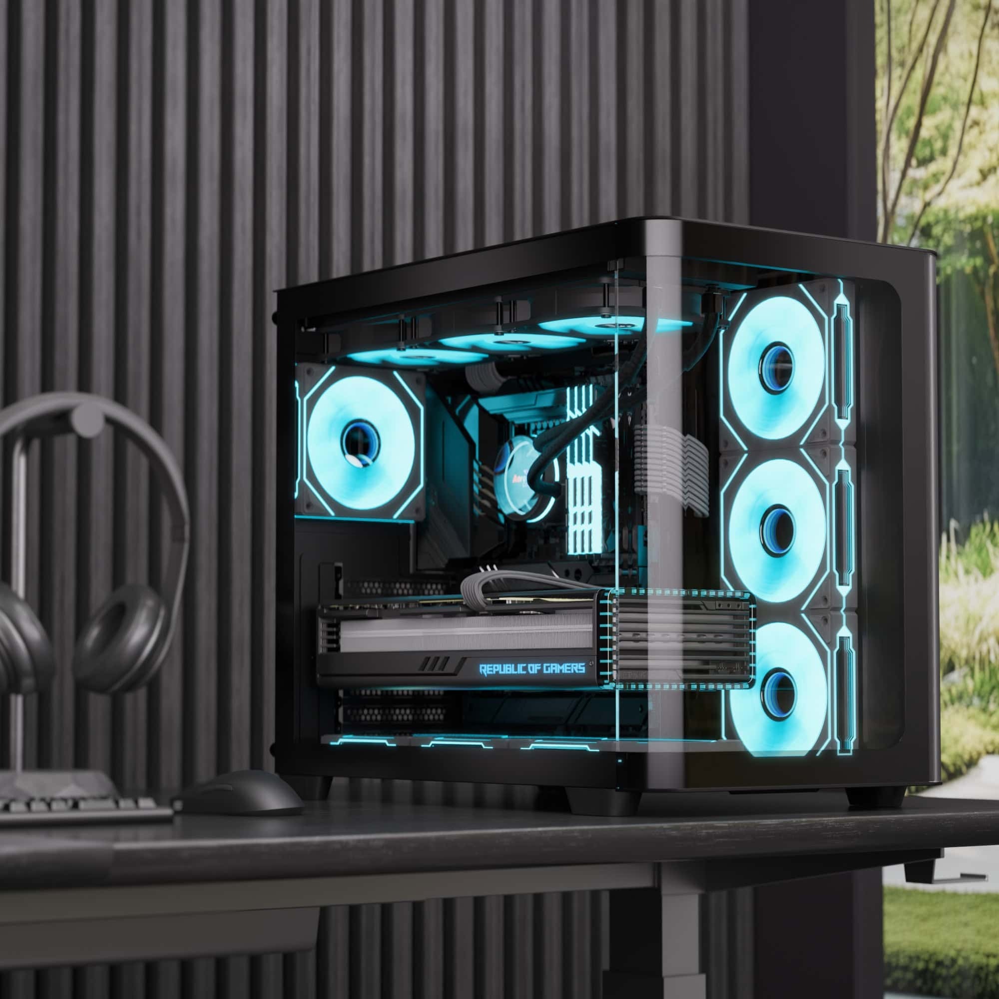 Aerocool - Caja ATX Aerocool P500C ARGB Vidrio Templado Negro