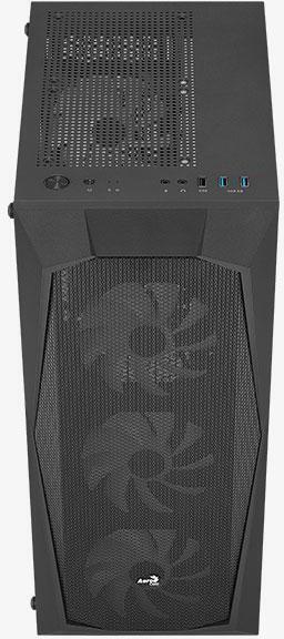 Aerocool - Caja ATX Aerocool Falcon ARGB Vidrio Templado Negro
