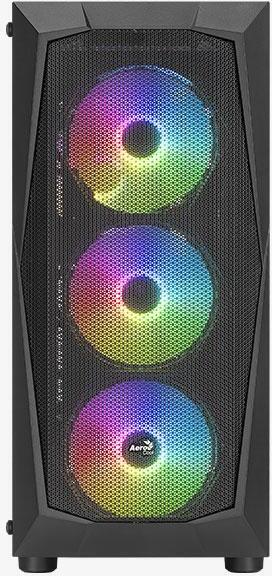 Aerocool - Caja ATX Aerocool Falcon ARGB Vidrio Templado Negro