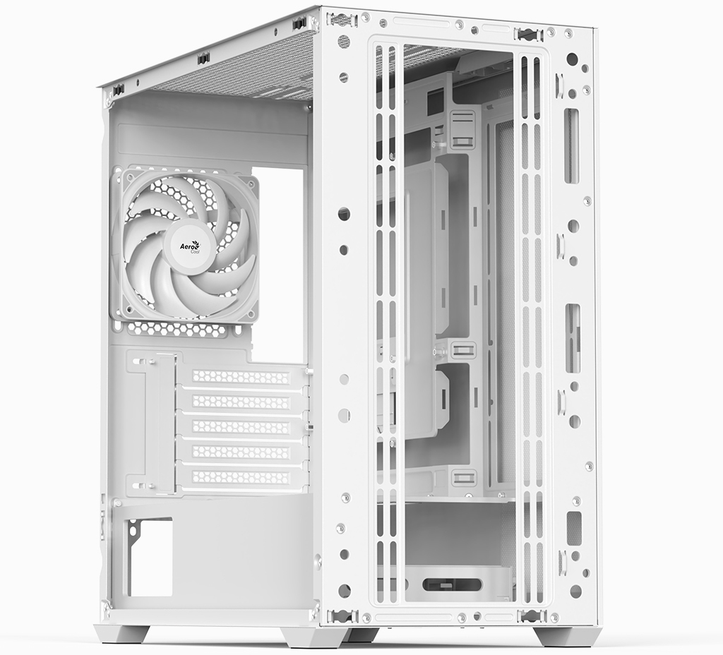 Aerocool - Caja Micro-ATX Aerocool D301A ARGB Vidrio Templado Blanco