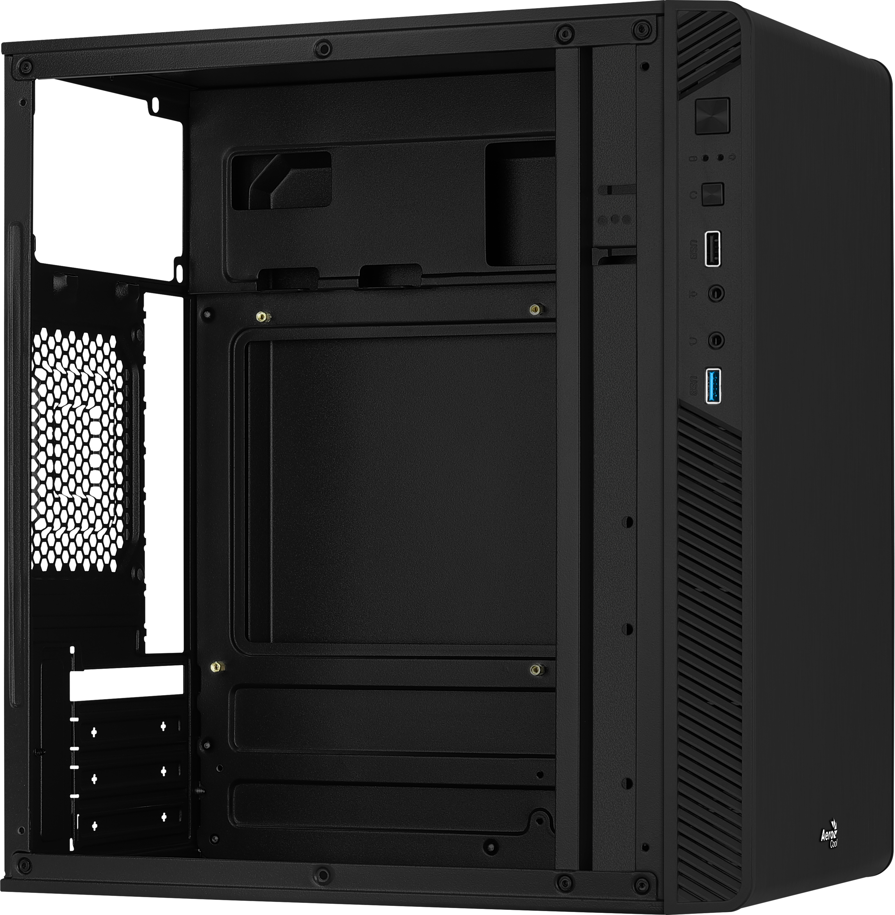 Aerocool - Caja Micro-ATX Aerocool CS-106 Negro