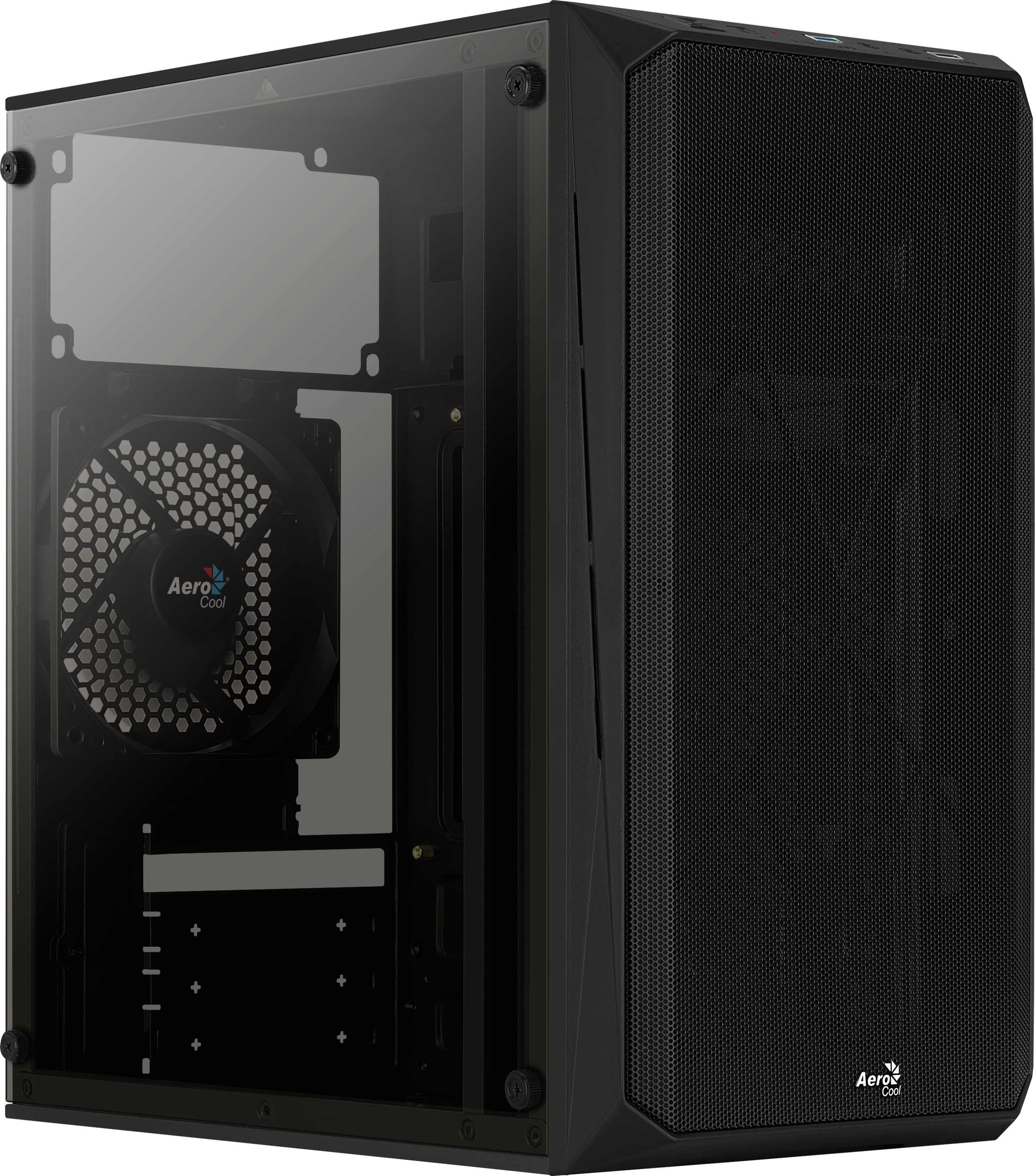 Aerocool - Caja Micro-ATX Aerocool CS-107 Negro