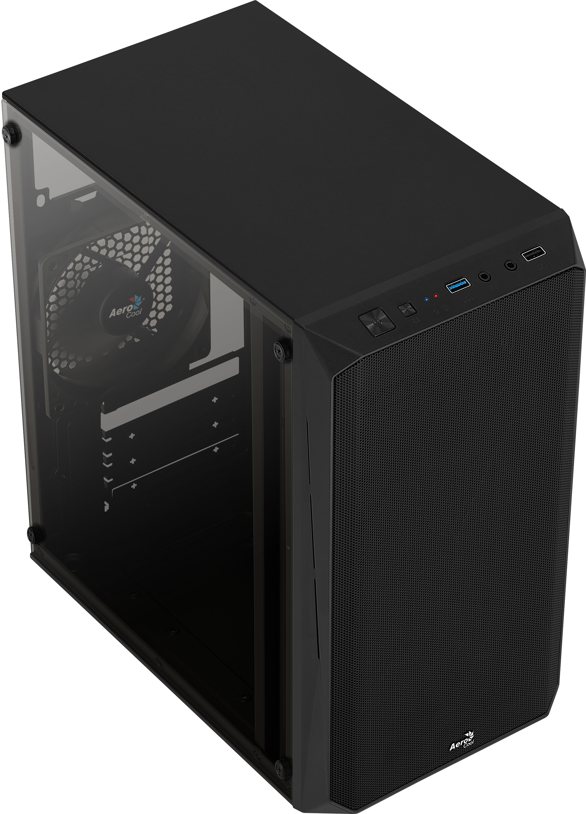 Aerocool - Caja Micro-ATX Aerocool CS-107 Negro