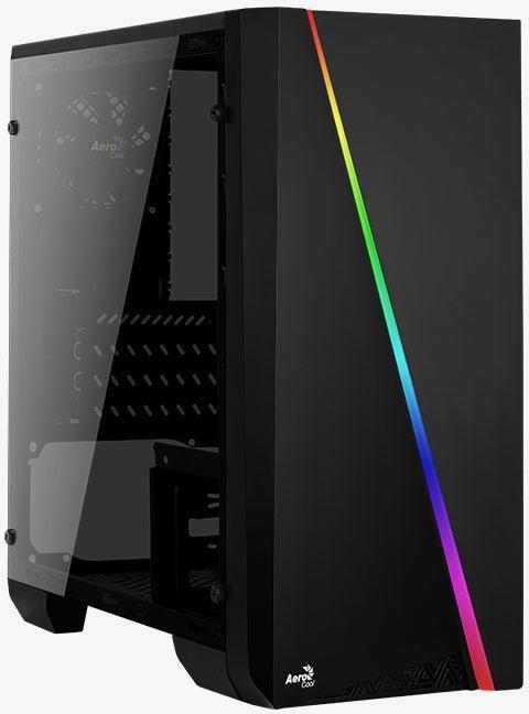 Caja Micro-ATX Aerocool Cylon Mini RGB Vidrio Templado Negro