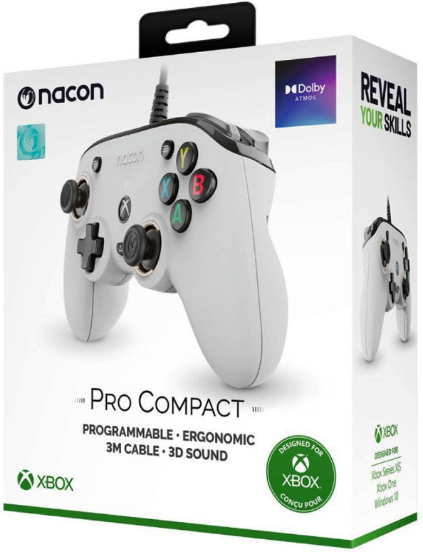 Nacon - Gamepad Nacon Pro Compact Blanco