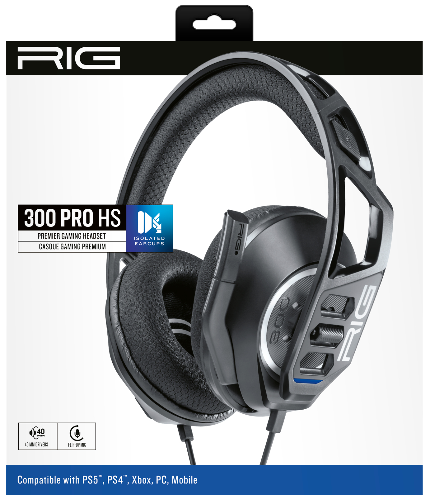 Nacon - Headset Nacon RIG 300 PRO HS