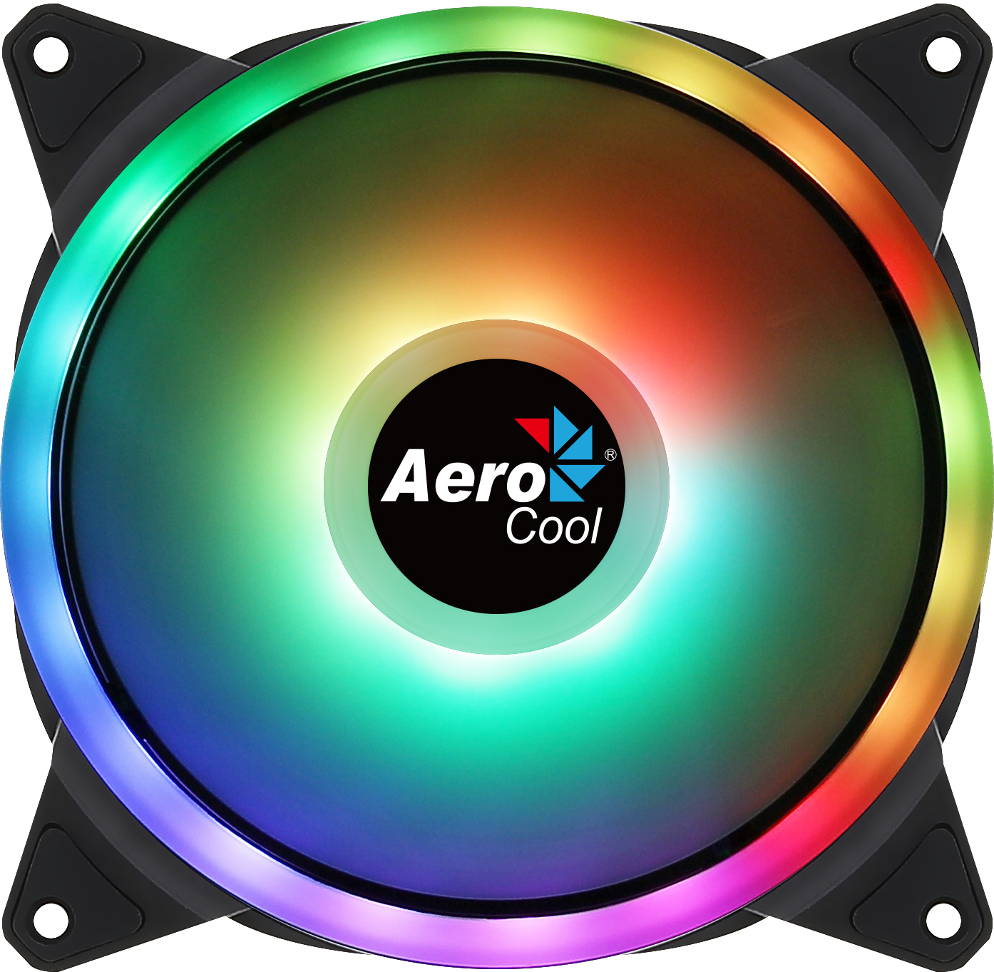 Ventilador Aerocool Duo 14 ARGB negro 140mm