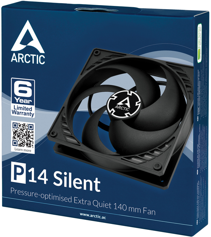 Arctic - Ventilador Arctic P14 Silent 140mm - Negro