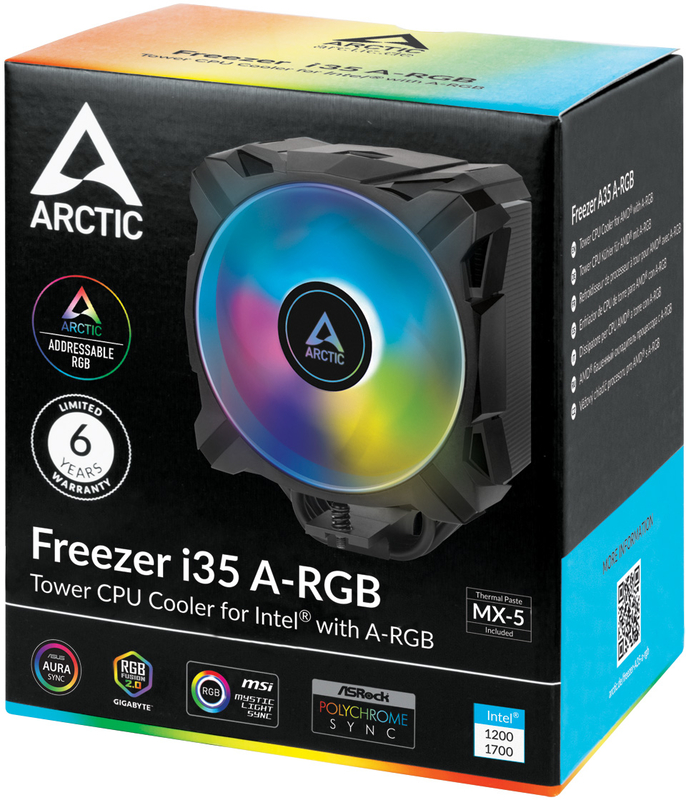 Arctic - Ventilador CPU Arctic Freezer i35 ARGB - 120mm