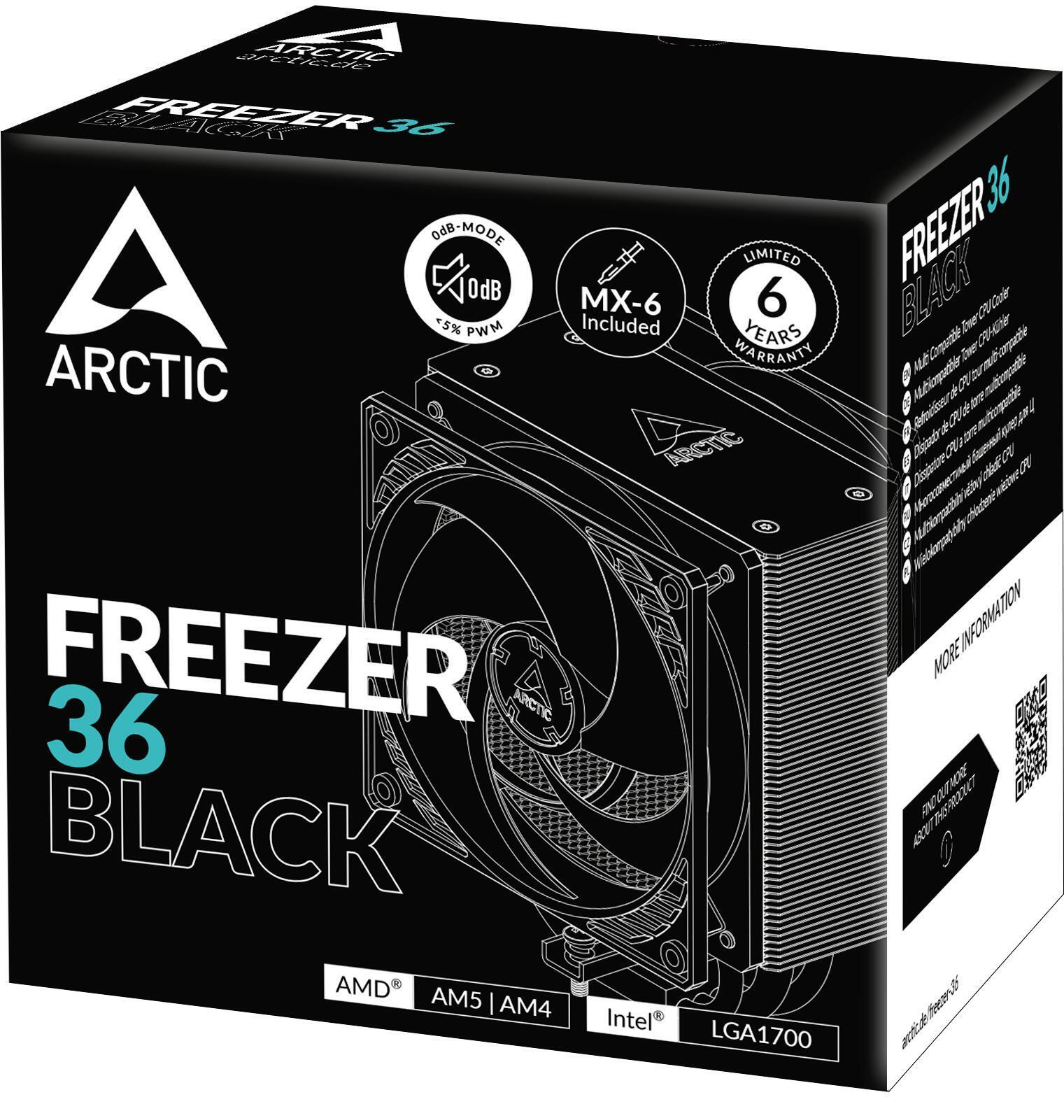 Arctic - Ventilador CPU Arctic Freezer 36 Black - 120mm