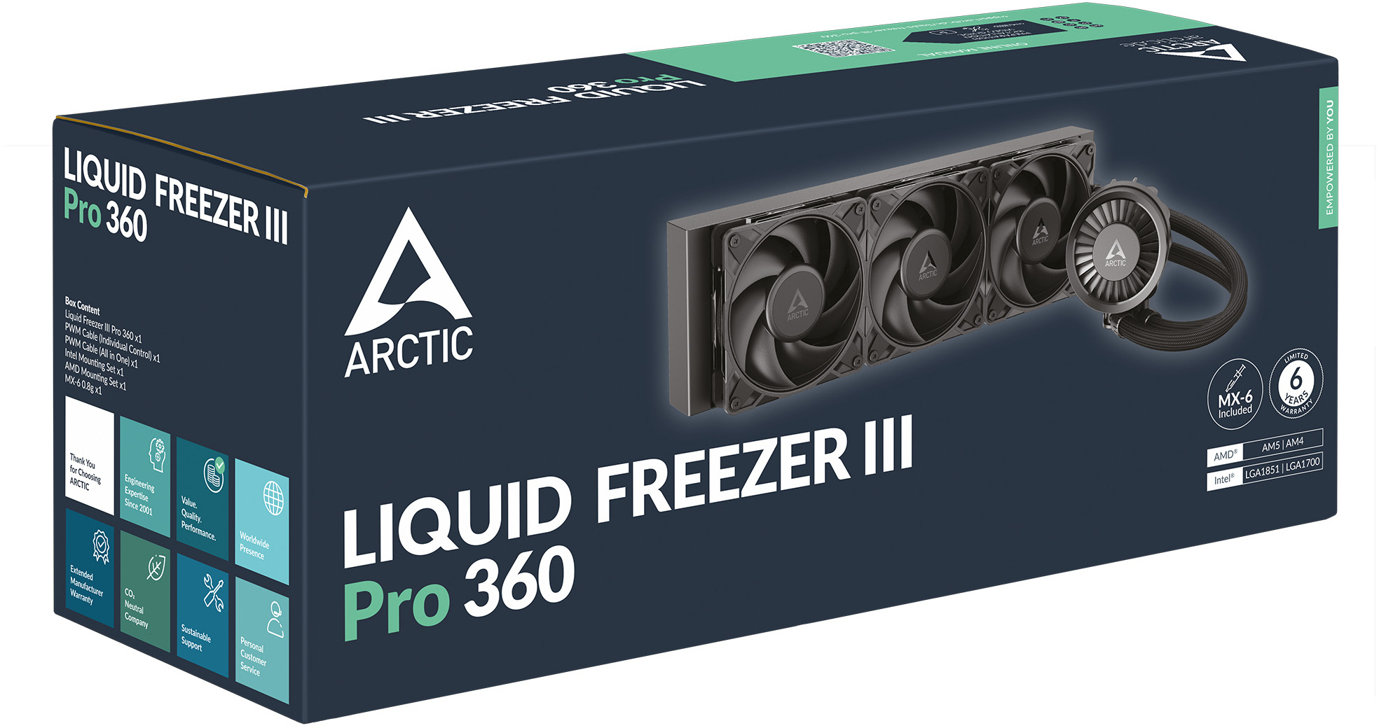 Arctic - Kit Refrigeración Líquida Arctic Liquid Freezer III PRO - 360mm