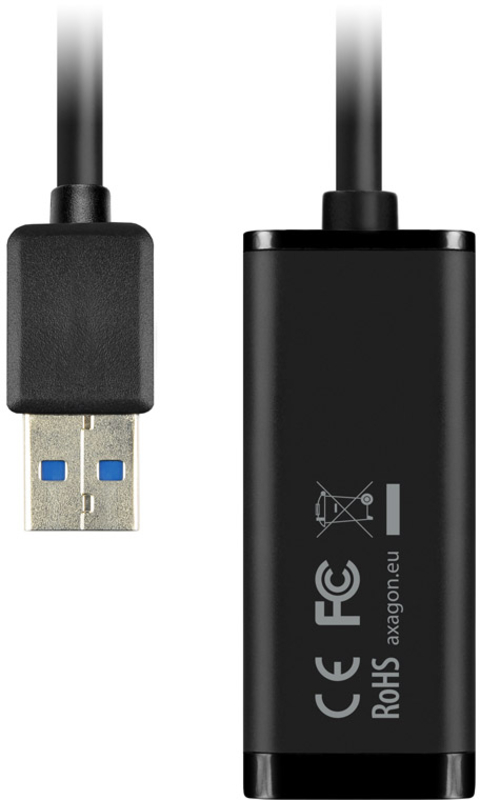 AXAGON - Adaptador AXAGON ADE-SR Gigabit Ethernet 10/100/1000 - USB 3.0 Tipo A