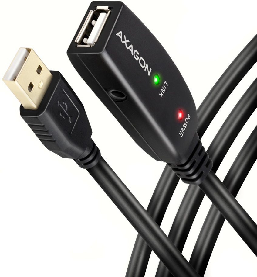 Cable Extensión AXAGON ADR-220 USB 2.0 A-M -> A-F Activo - 20m