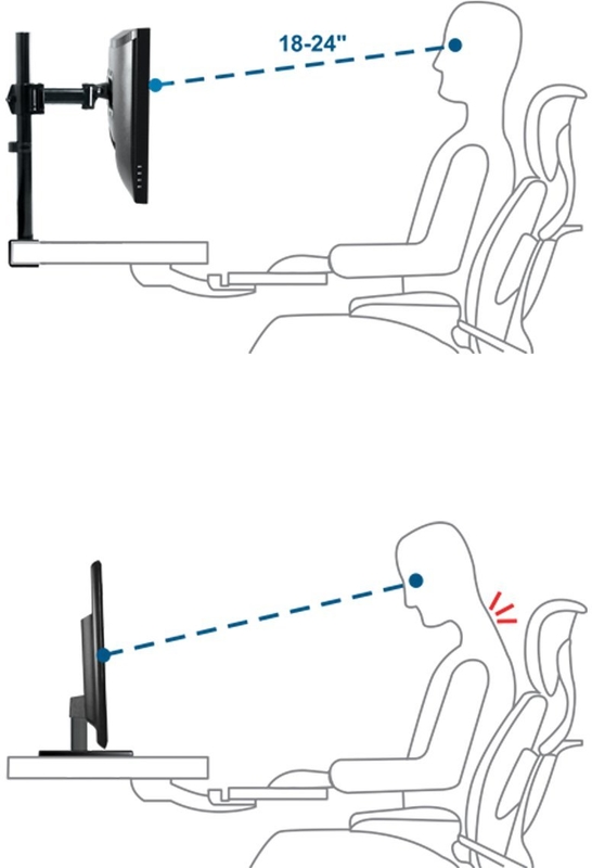 Arctic - Soporte para Mesa Arctic Z2 Basic Duplo