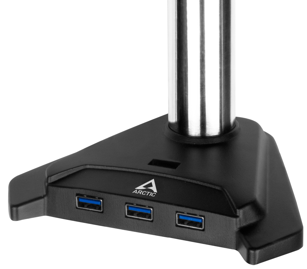 Arctic - Soporte para Mesa Arctic Z2 3D (Gen 3) con HUB USB 3.0 Duplo