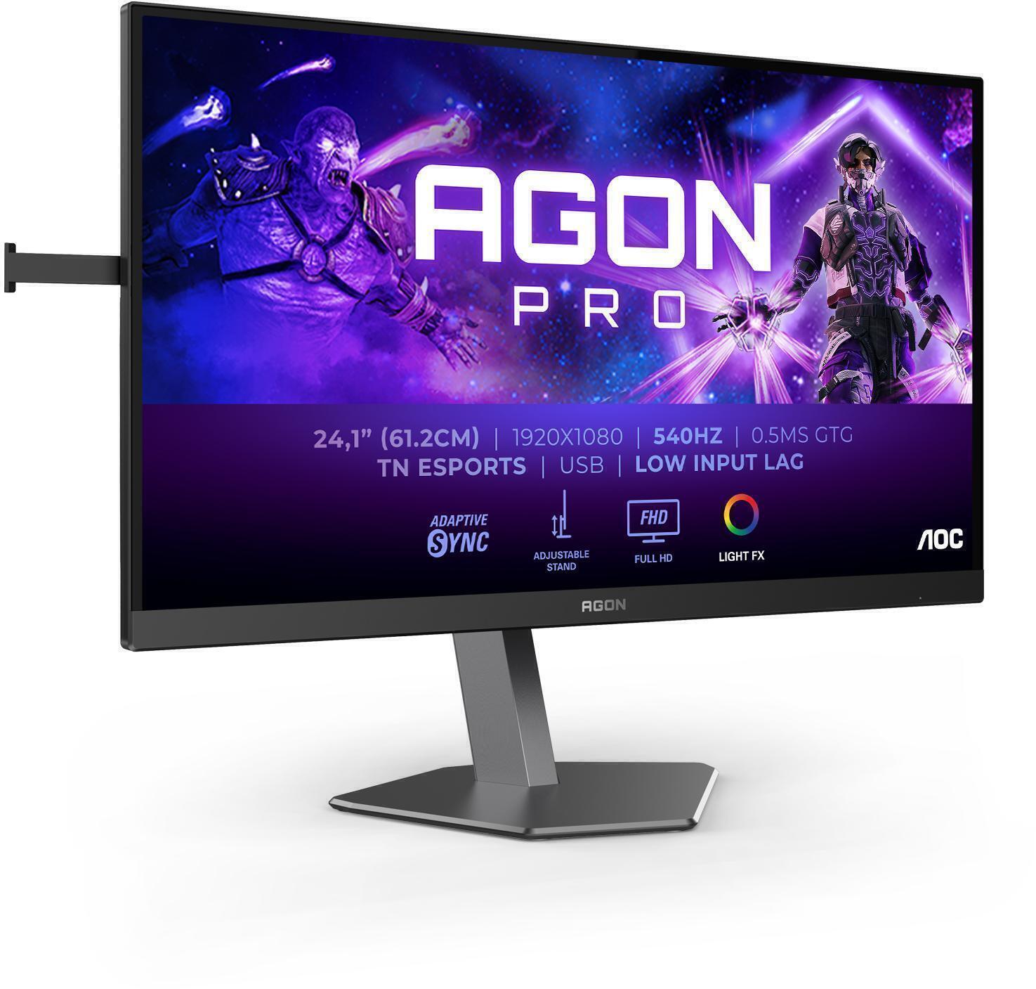 AOC - Monitor AOC AGON PRO 24.1" AG246FK Ultra-Fast TN (eSports) FHD 540Hz 0.3ms Adaptive Sync HDR400