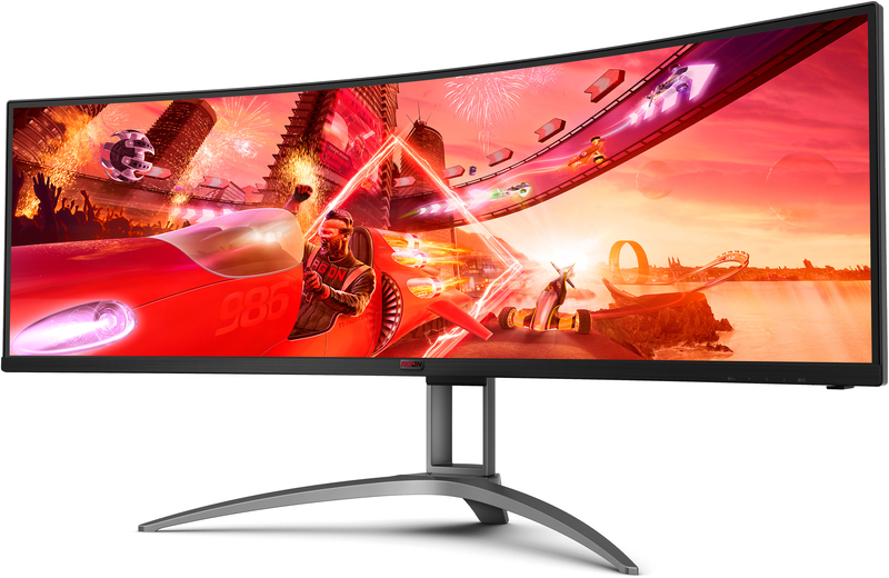 AOC - Monitor Curvo AOC AGON 48.8" AG493QCX VA 4K 144Hz 4ms FreeSync