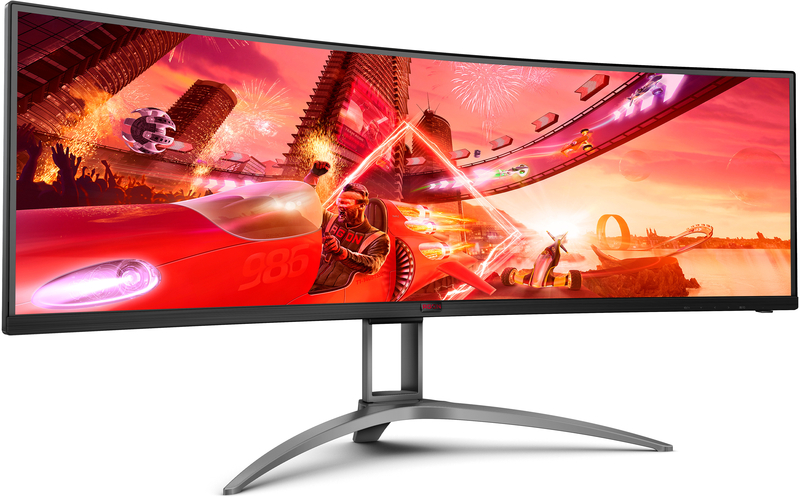 AOC - Monitor Curvo AOC AGON 48.8" AG493QCX VA 4K 144Hz 4ms FreeSync