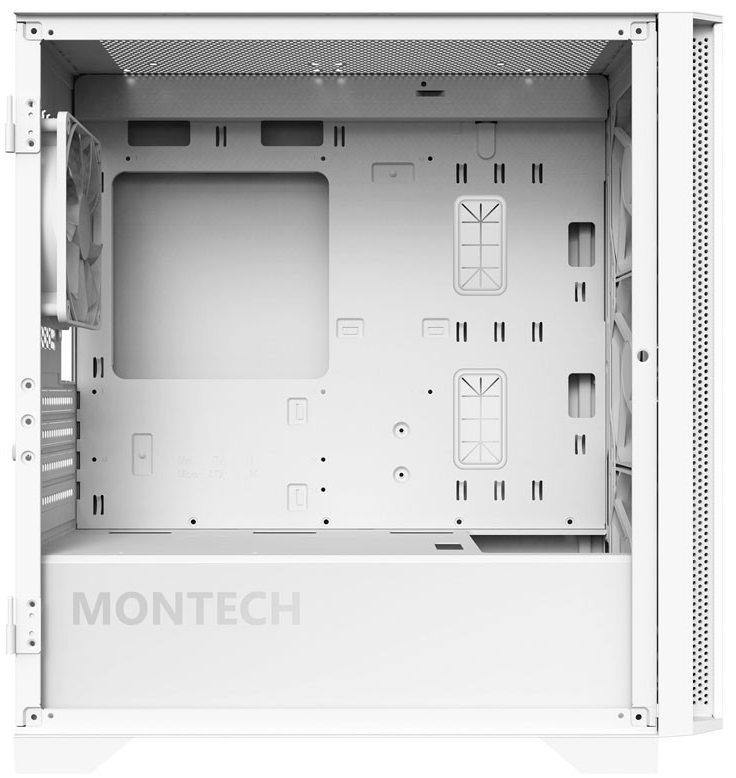 Montech - Caja Micro-ATX Montech AIR 100 ARGB Vidrio Templado Blanco