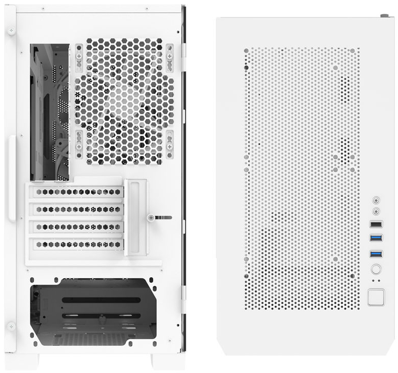 Montech - Caja Micro-ATX Montech AIR 100 ARGB Vidrio Templado Blanco