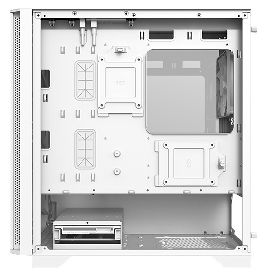 Montech - Caja Micro-ATX Montech AIR 100 Lite Vidrio Templado Blanco