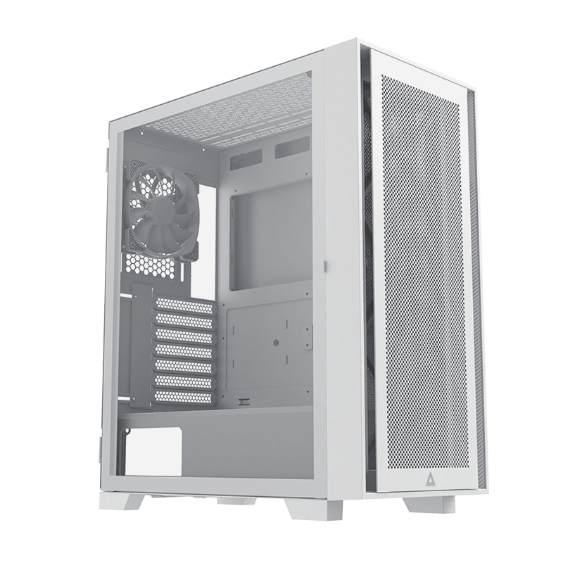 Caja ATX Montech AIR 1000 Lite Vidrio Templado Blanco