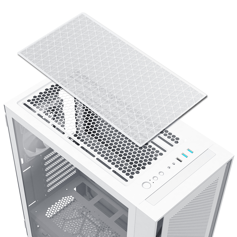 Montech - Caja ATX Montech AIR 1000 Lite Vidrio Templado Blanco