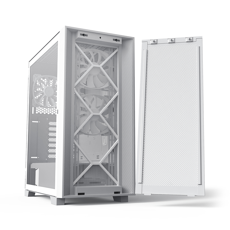 Montech - Caja ATX Montech AIR 1000 Lite Vidrio Templado Blanco