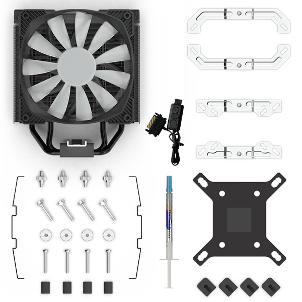 Montech - Cooler CPU Montech Air Cooler 210 ARGB