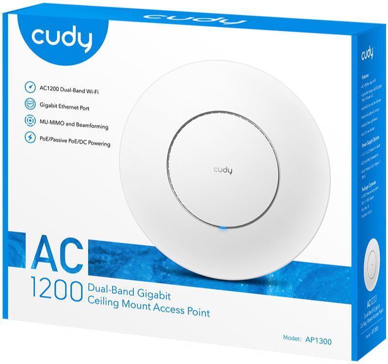 Cudy - Access Point AP1300 AC1200 Wi-Fi Gigabit