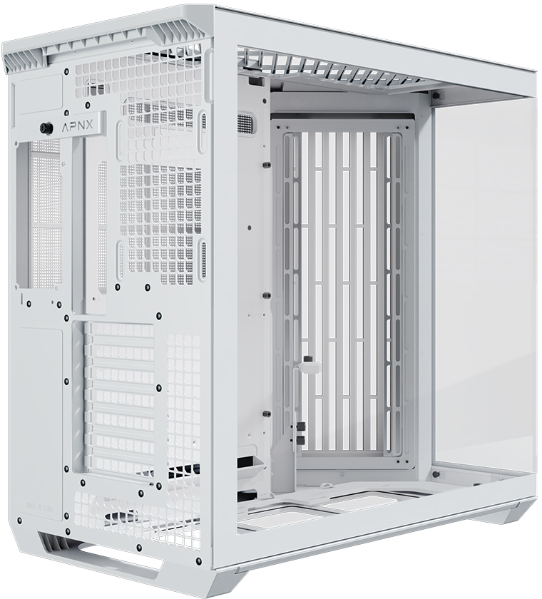 APNX - Caja ATX APNX V1 Blanco/Madera