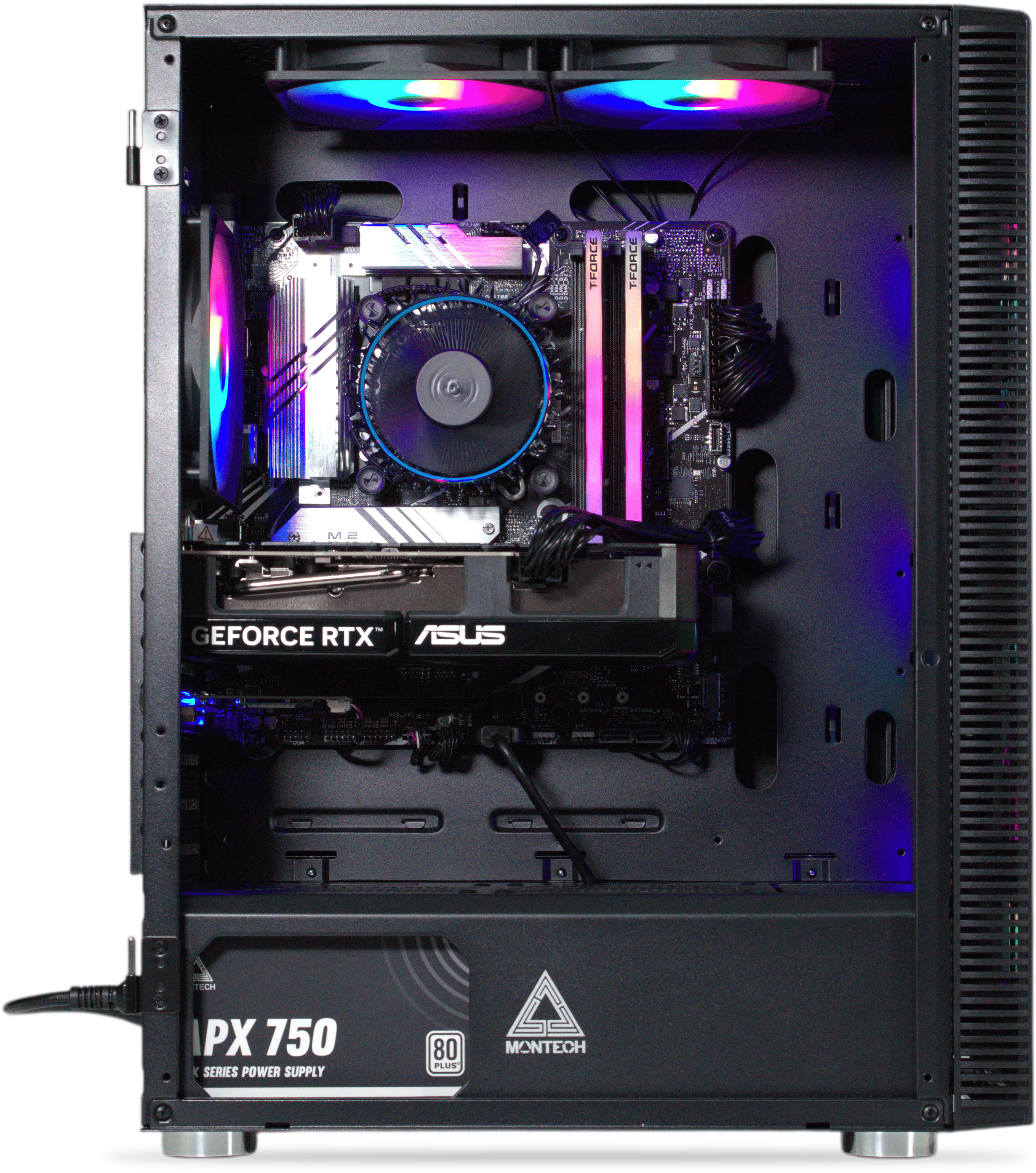 AURA PC - Ordenador AURA Gamer-PC Powered by ASUS Intel i5 14400F 32GB DDR5 1TB RTX 5060 Ti WiFi W11