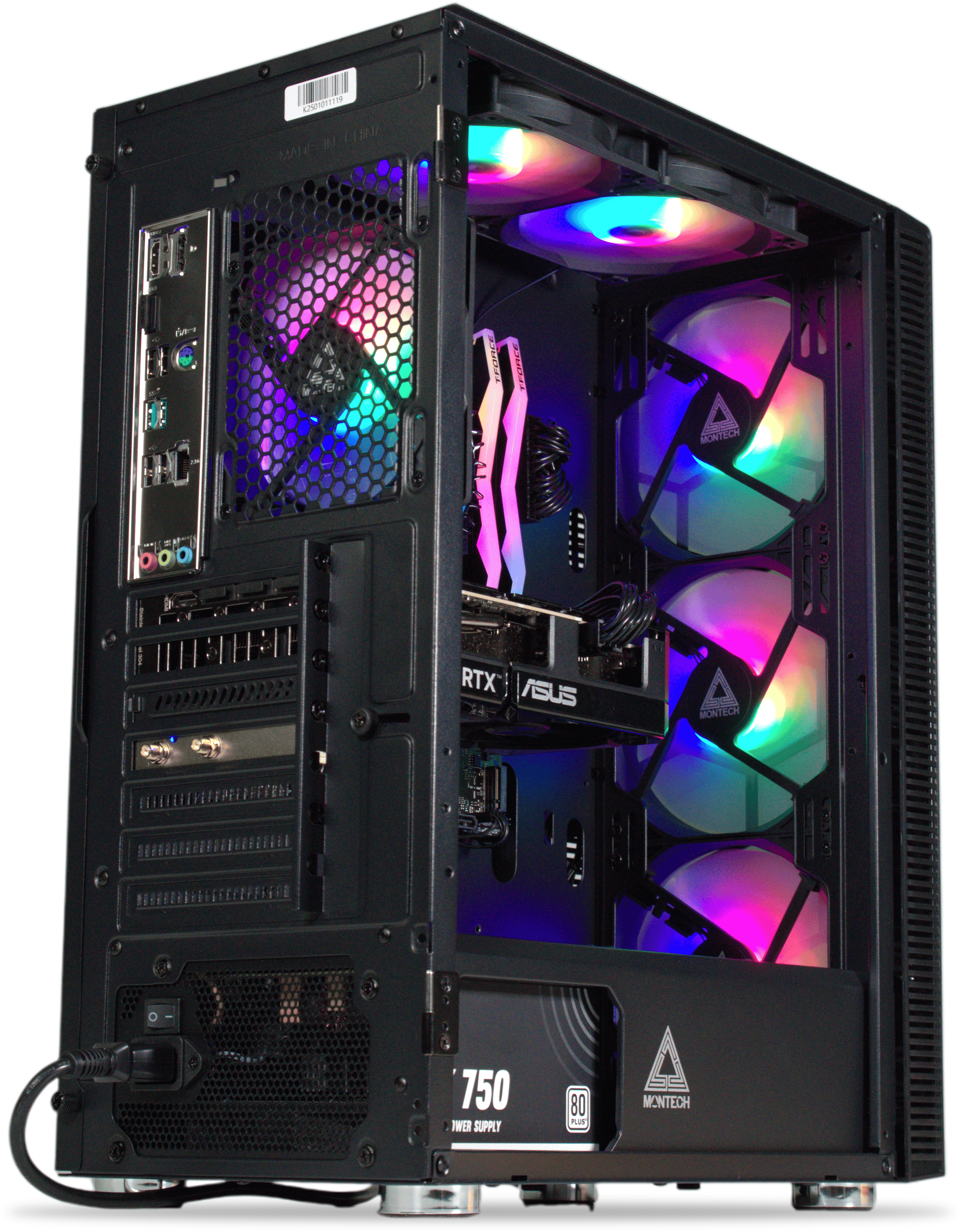AURA PC - Ordenador AURA Gamer-PC Powered by ASUS Intel i5 14400F 32GB DDR5 1TB RTX 5060 Ti WiFi W11