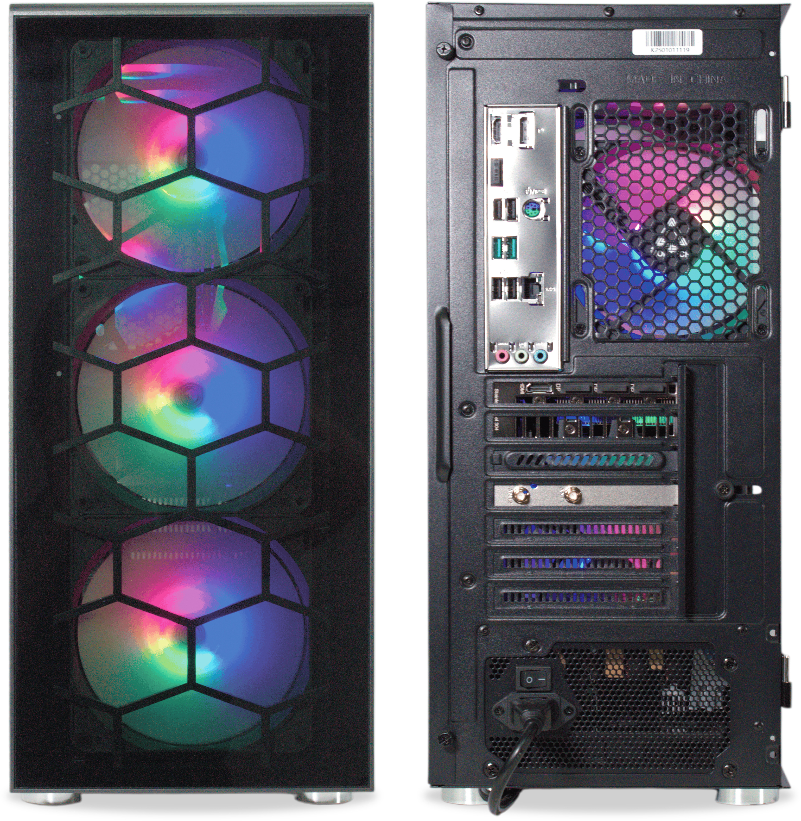 AURA PC - Ordenador AURA Gamer-PC Powered by ASUS Intel i5 14400F 32GB DDR5 1TB RTX 5060 Ti WiFi W11