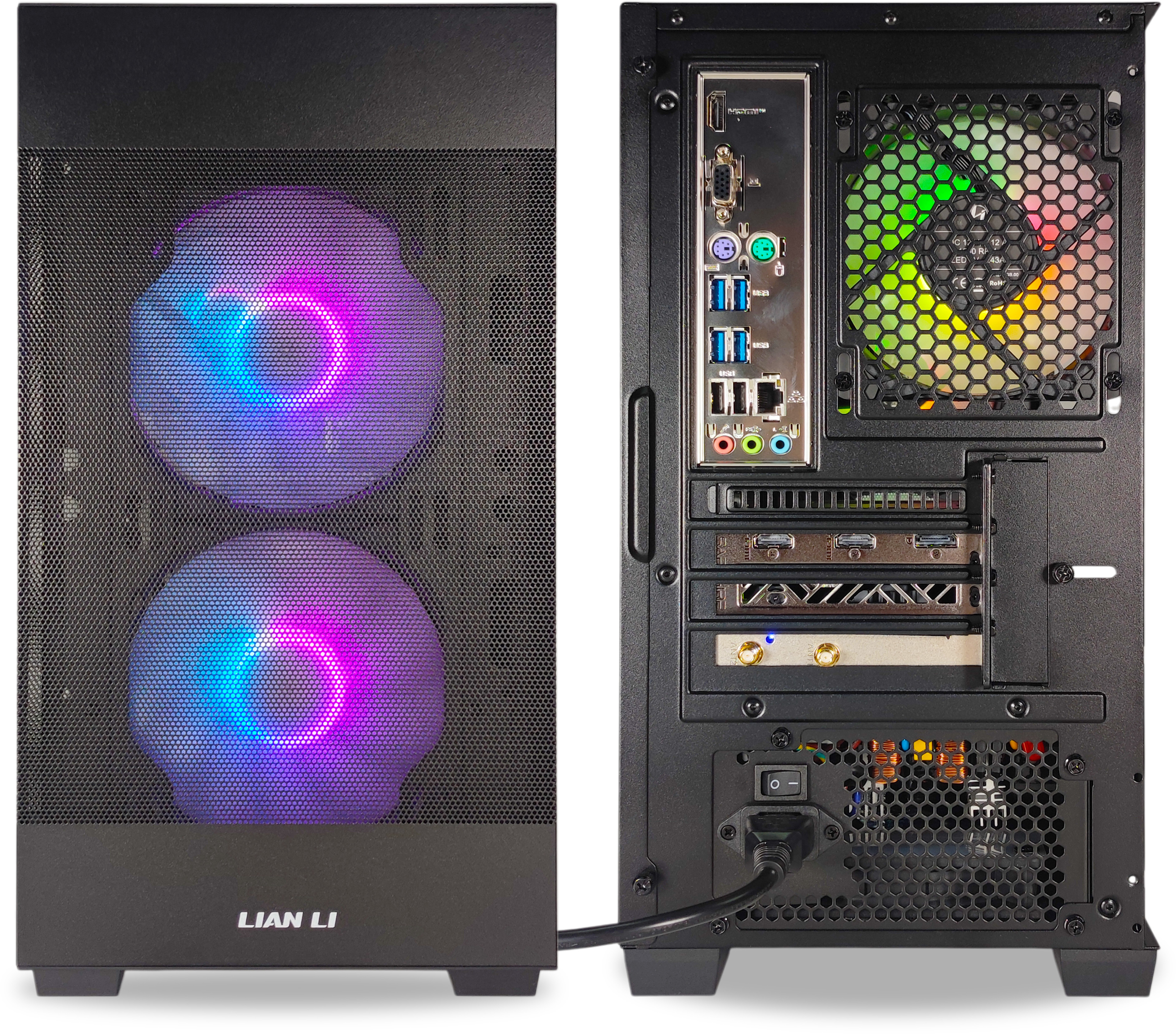 AURA PC - Ordenador AURA Gamer-PC Ryzen 5 7500F 32GB DDR5 1TB RX 9060 XT 16GB WiFi W11