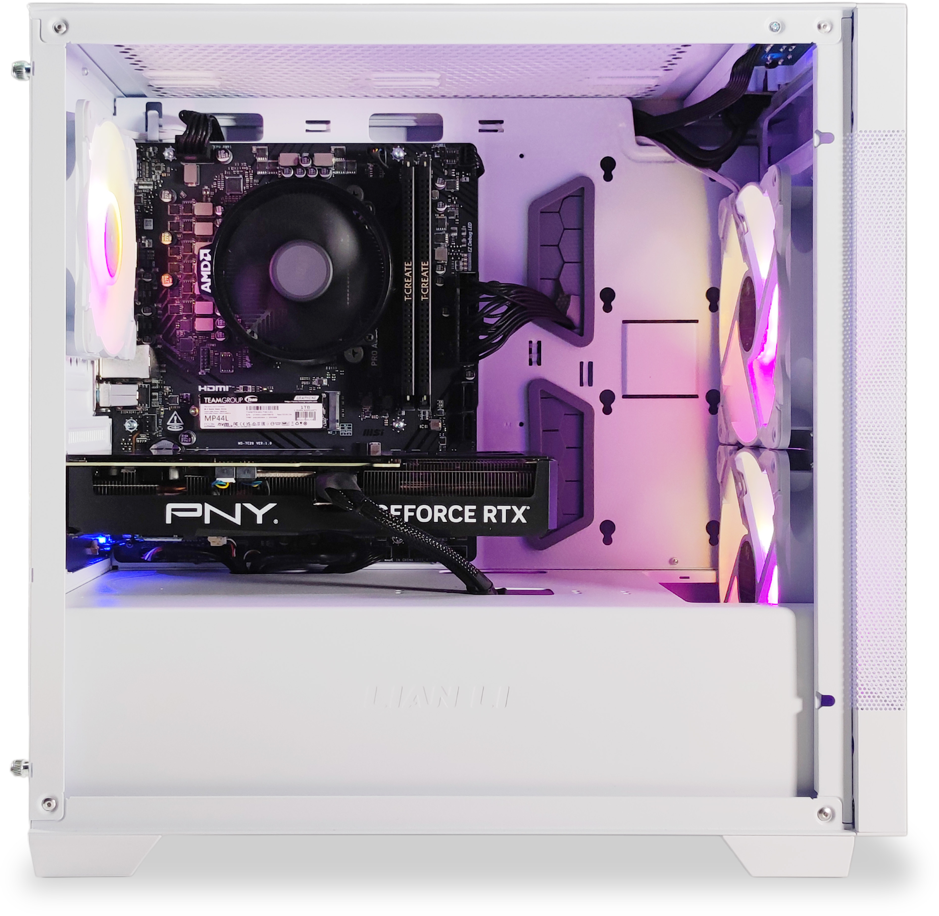 AURA PC - Ordenador AURA Gamer-PC Ryzen 5 7500F 32GB DDR5 1TB RTX 4070 SUPER WiFi W11