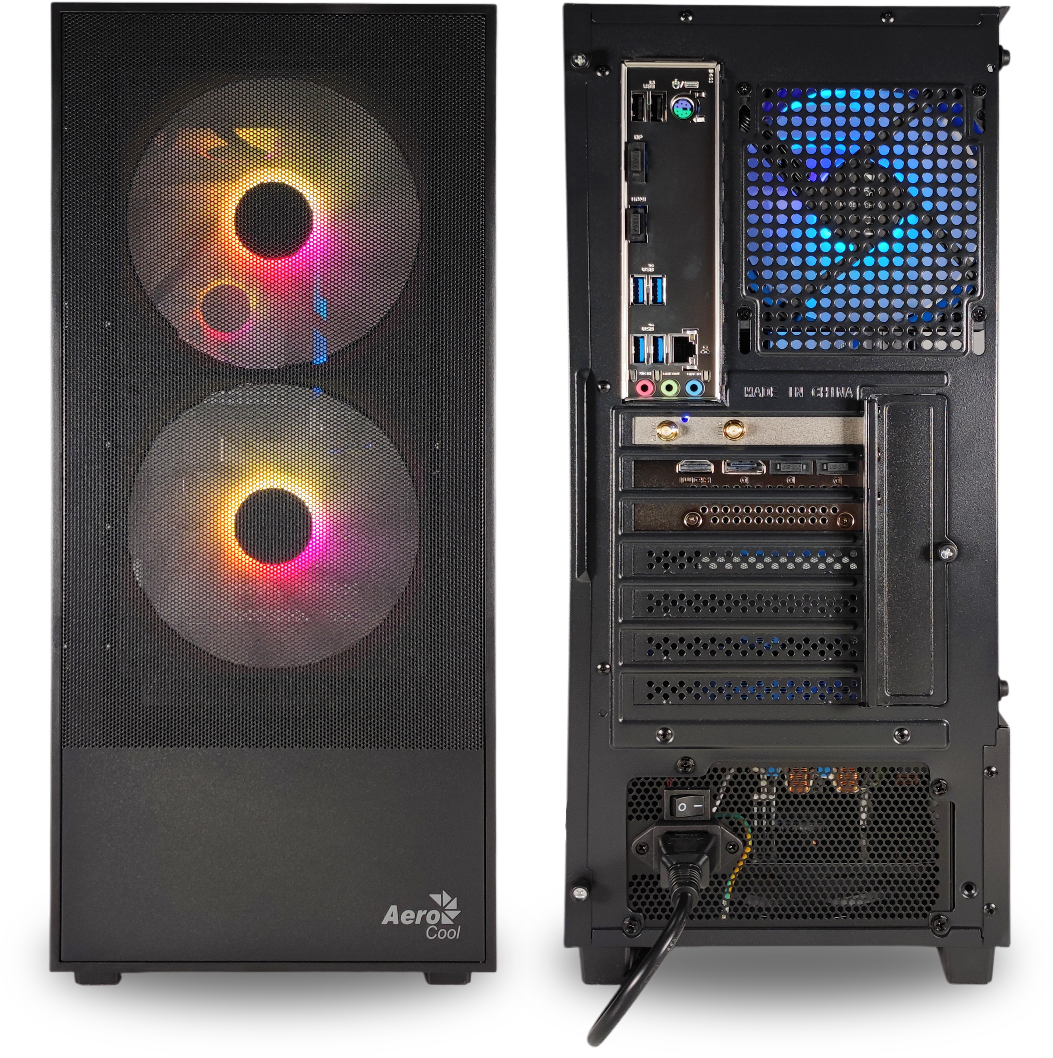 AURA PC - Ordenador AURA Gamer-PC Ryzen 5 5600 32GB DDR4 1TB RTX 5060 Ti 16GB WiFi W11
