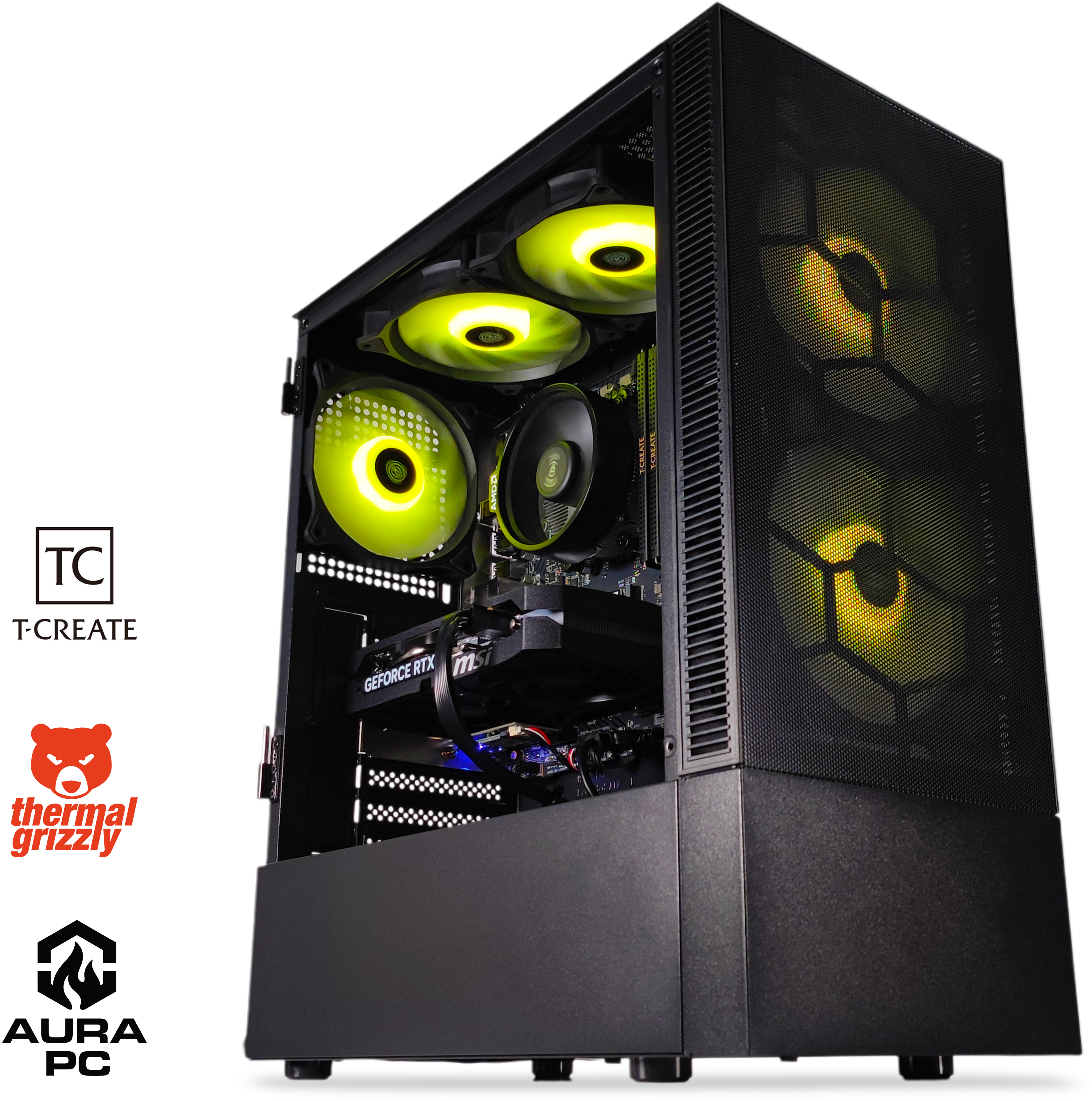 Ordenador AURA Gamer-PC *Team 7 Edition* Ryzen 5 7500F 32GB DDR5 1TB RTX 5060 WiFi W11