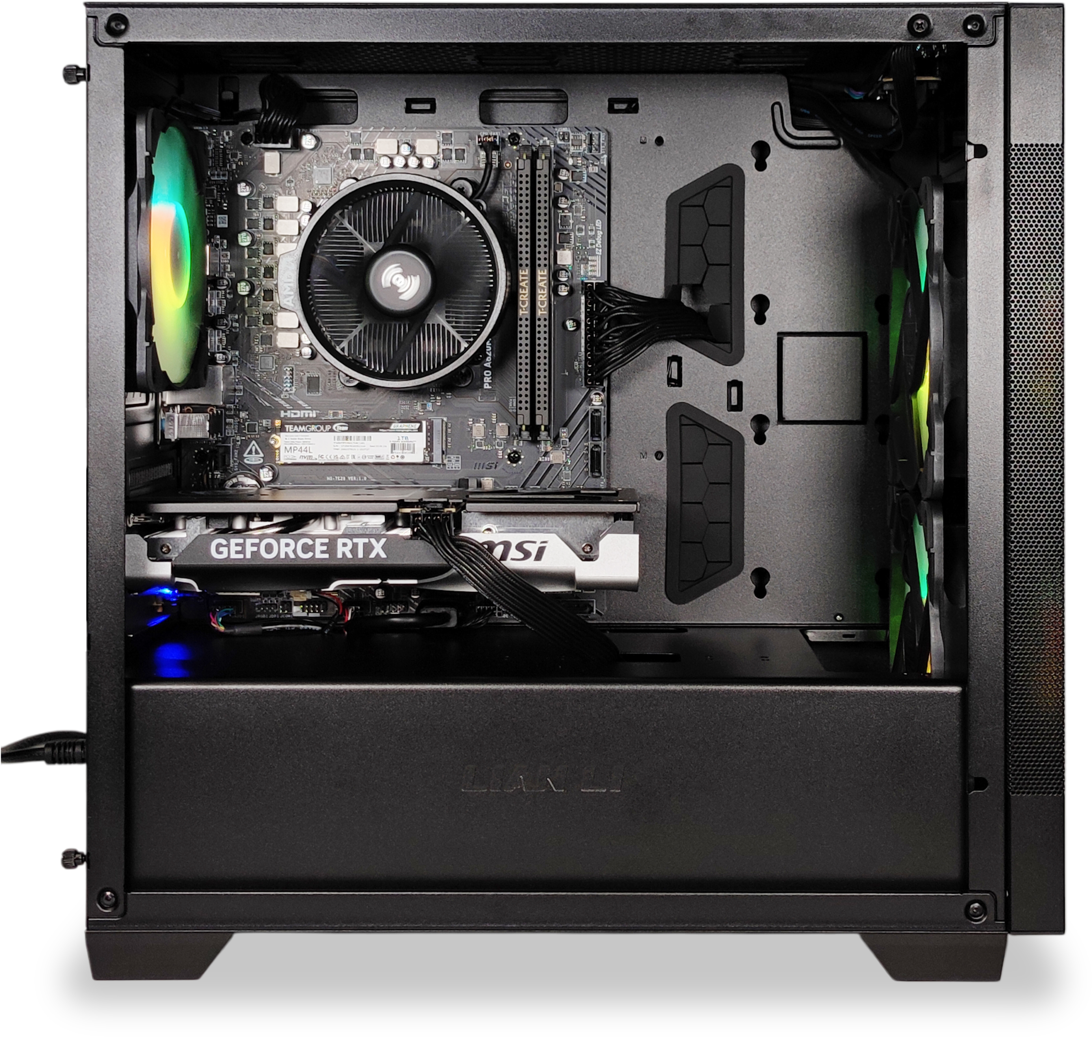 AURA PC - Ordenador AURA Gamer-PC Ryzen 5 7500F 32GB DDR5 1TB RTX 5060 Ti 16GB WiFi W11 V2