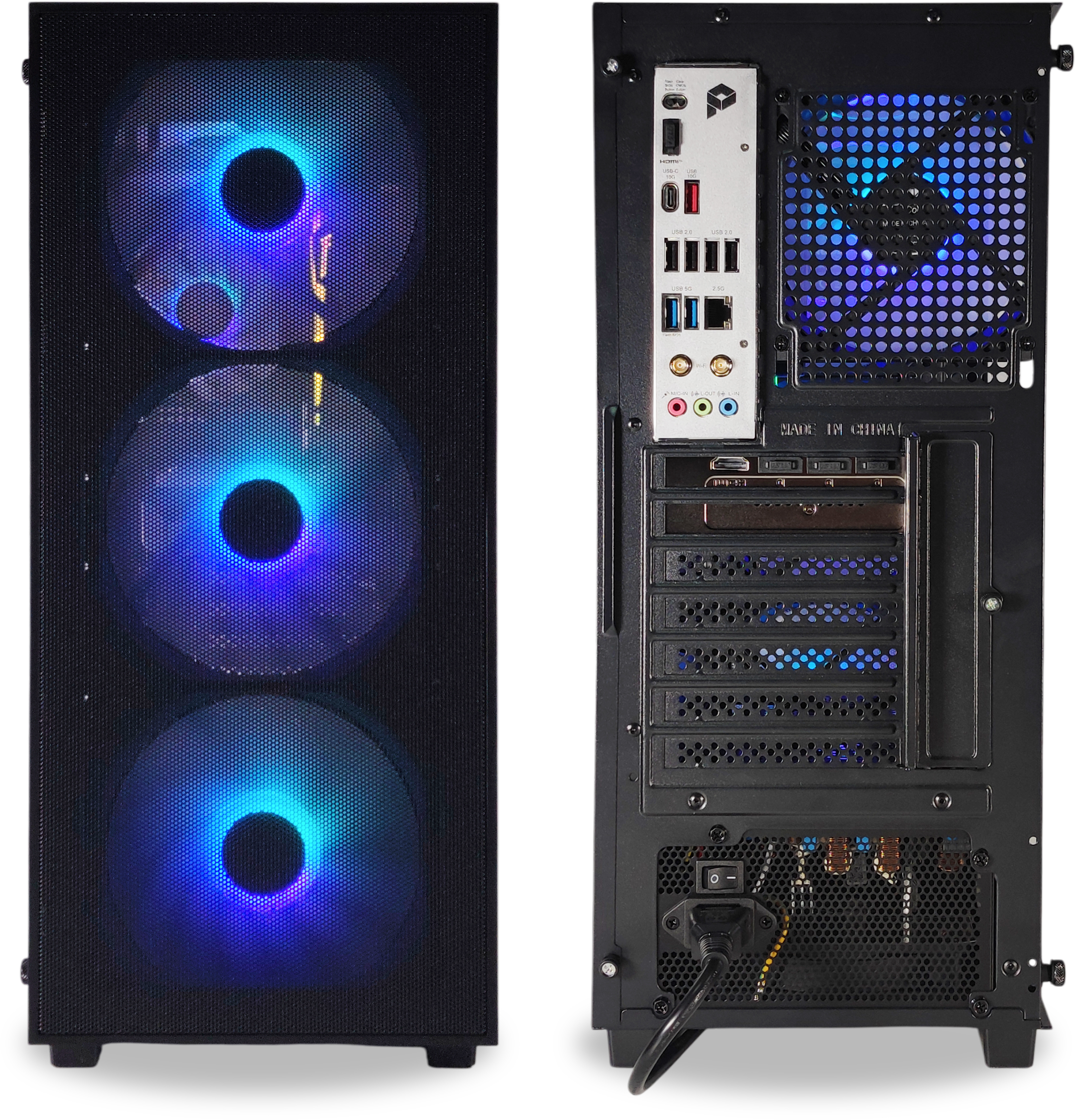 AURA PC - Ordenador AURA Gamer-PC TEAM 7 EDITION Ryzen 5 7500F 32GB DDR5 1TB RTX 5070 WiFi W11