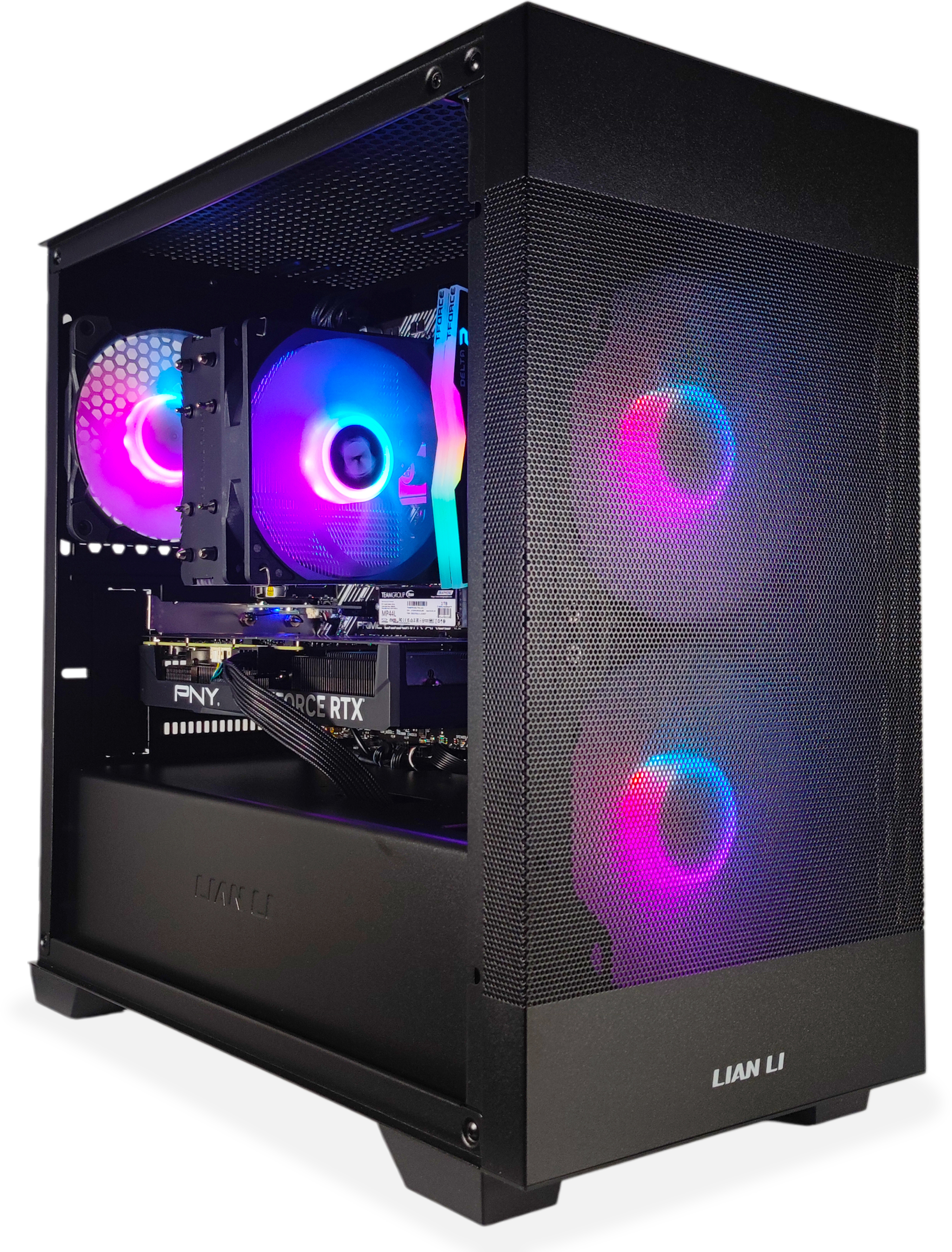 AURA PC - Ordenador AURA Gamer-PC Ryzen 7 5700X 32GB DDR4 1TB RTX 4060 Ti WiFi W11