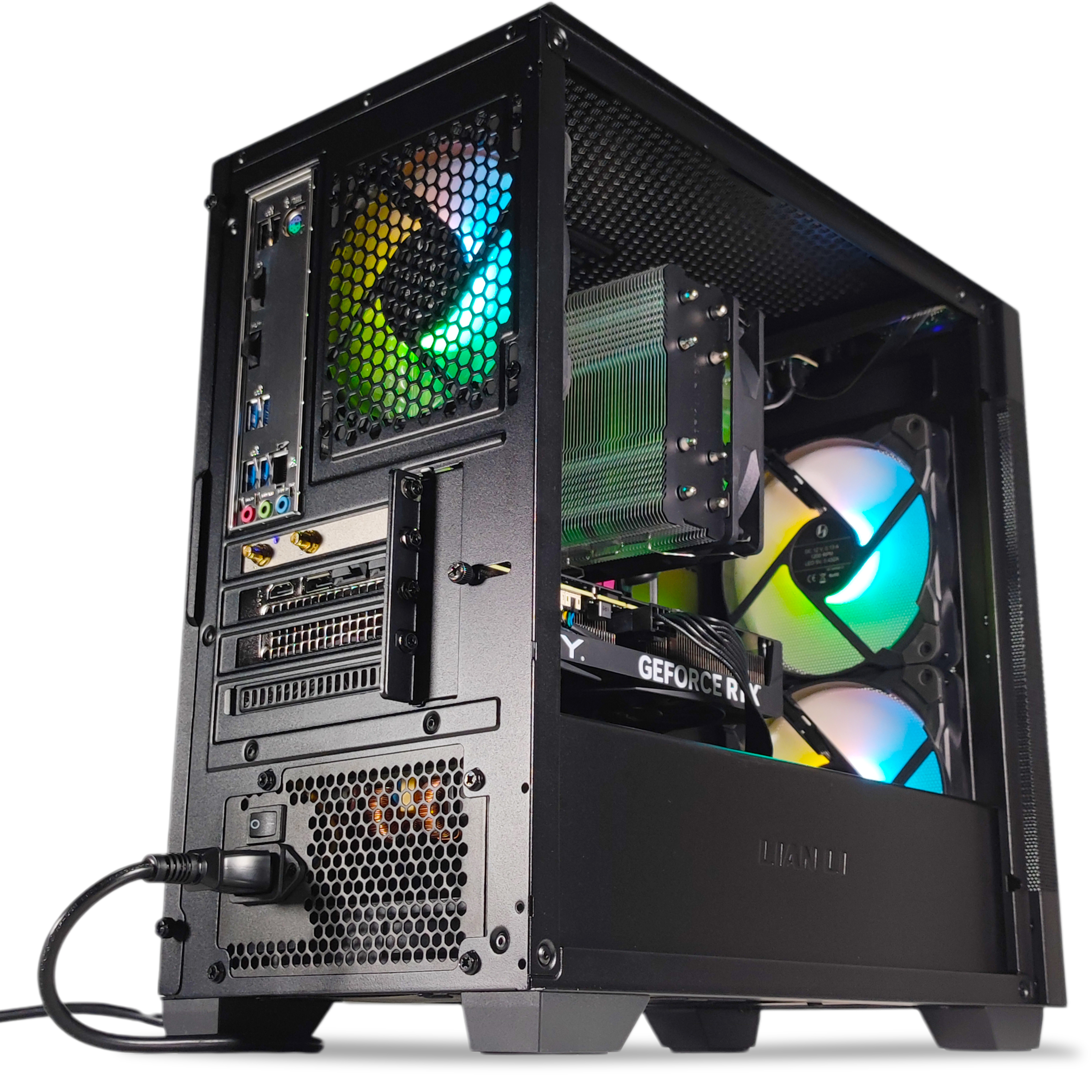 AURA PC - Ordenador AURA Gamer-PC Ryzen 7 5700X 32GB DDR4 1TB RTX 4060 Ti WiFi W11